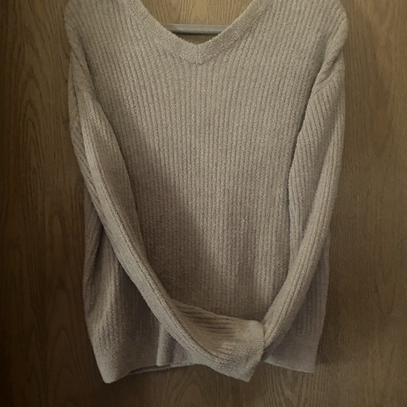 Barefoot Dreams Cozychic Lite Ribbed V-Neck Button Down Cardigan/Sweater - Picture 2 of 11